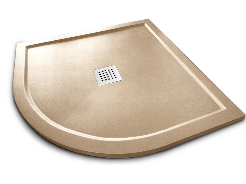 Piatto Doccia Sahara 90X90 H3,5 Resina Crema Marfil 1 Piatto Doccia Sahara 90X90 H3,5 Resina Crema Marfil