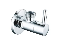 Rubinetto Sottolavabo Design Tondo Cromo