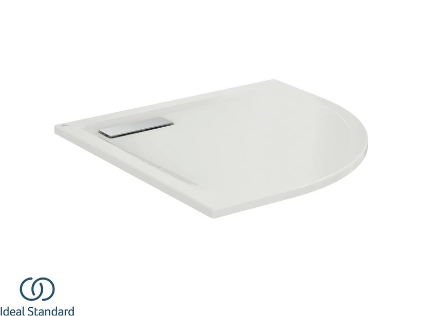 Piatto Doccia Ideal Standard® Ultra Flat New Semicircolare 80x80 Cm Bianco Lucido 1 Piatto Doccia Ideal Standard® Ultra Flat New Semicircolare 80x80 Cm Bianco Lucido
