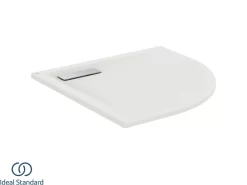 Piatto Doccia Ideal Standard® Ultra Flat New Semicircolare 80x80 Cm Bianco Seta Opaco