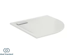 Piatto Doccia Ideal Standard® Ultra Flat New Semicircolare 90x90 Cm Con Ideal Grip Bianco Semilucido