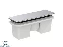 Piletta Per Piatto Doccia Ideal Standard® Ultra Flat New Con Coperchio Cromo Lucido