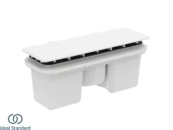 Piletta Per Piatto Doccia Ideal Standard® Ultra Flat New Con Coperchio Bianco Seta Opaco