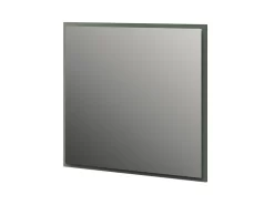 Specchio Bagno Con Luce Led Classic 90x98 Cm Verde Salvia Opaco
