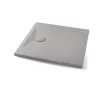 Piatto Doccia Appia Quadrato 80x80 In Ceramica Effetto Pietra Grigio Opaco