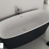 Vasca Freestanding Ideal Standard® Atelier Dea 190x90 Cm Bicolore Bianco/Nero Seta Opaco