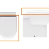 Sedile Wc Nemesi Con Soft-Close Bianco Lucido