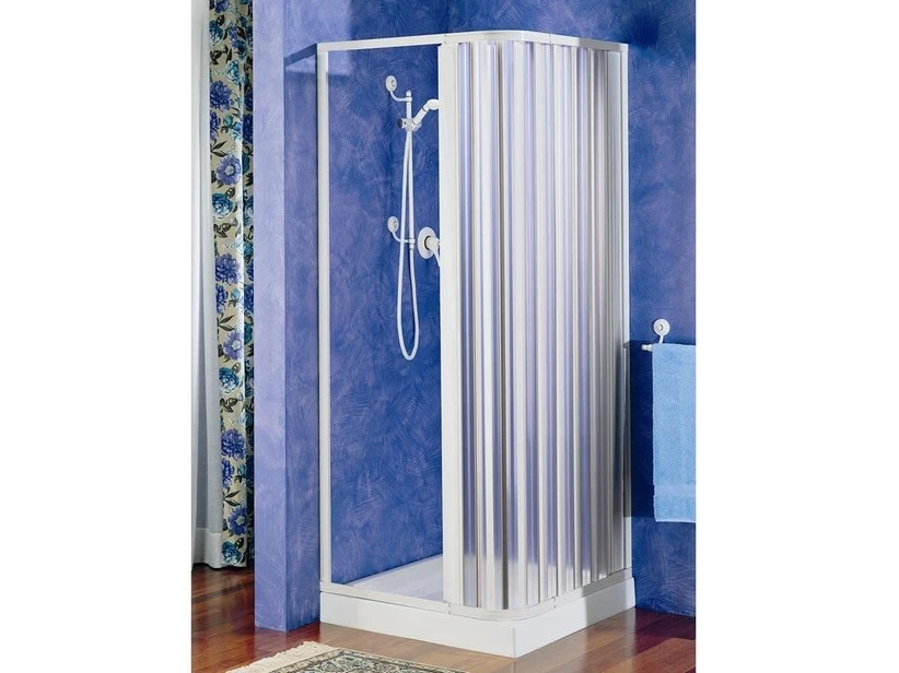 Box Doccia Angolare Hobby 90x90 H184 Anta Scorrevole 3 Mm Pvc Bianco Opaco 1 Box Doccia Angolare Hobby 90x90 H184 Anta Scorrevole 3 Mm Pvc Bianco Opaco