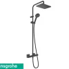 Colonna Doccia Hansgrohe® Vernis Shape Showerpipe 230 Con Termostatico Nero Opaco