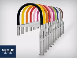 Miscelatore Per Cucina Grohe® Essence New Monocomando Satinato