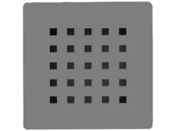 Griglia Copripiletta Estetica In Acciaio Inox Grigio Chiaro