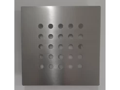 Griglia Copripiletta HTR In Inox Con Fori Tondi