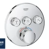 Miscelatore Per Doccia Incasso Grohe Smartcontrol Termostatico Con Deviatore 3 Vie Cromo