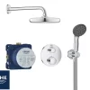 Set Doccia Grohe Vitalio Start 210 Con Miscelatore Termostatico E Soffione