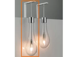 Lampada Goccia Led Vetro Soffiato Lungo