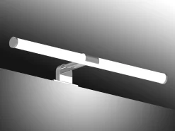 Lampada Led Roller 50 Cm Cromo