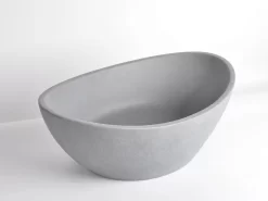 Lavabo Da Appoggio Concrete 54,8x34,8 H18,5 Cemento