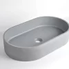 Lavabo Da Appoggio Concrete 60x35 H12 Cemento