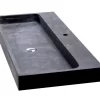 Lavabo Purestone Recife 100x49xH10 Nero