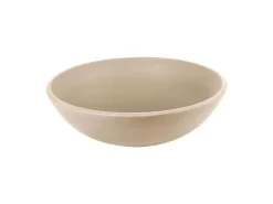 Lavabo Da Appoggio Semisfera Cm. Ø42 In Resina Opaco Crema Marfil