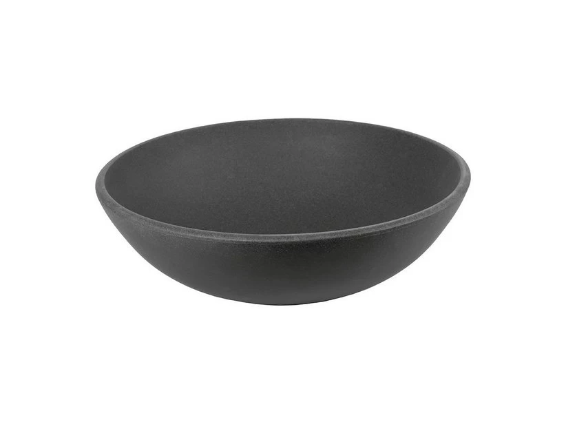 Lavabo Da Appoggio Semisfera Cm. Ø42 In Resina Opaco Grigio Carnico 1 Lavabo Da Appoggio Semisfera Cm. Ø42 In Resina Opaco Grigio Carnico