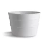 Lavabo Sospeso/Appoggio Bacile Midi Cm.Ø38 H24 In Ceramica Bianco Opaco
