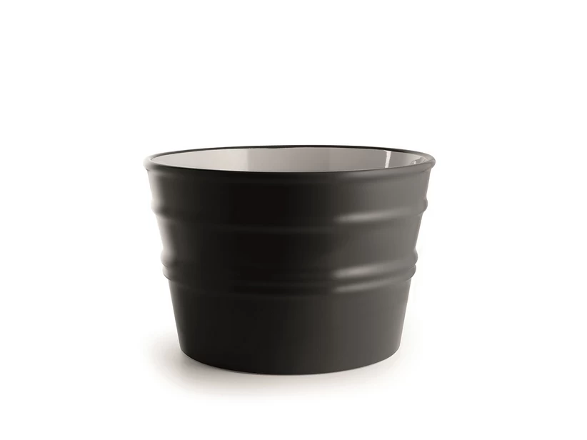 Lavabo Sospeso/Appoggio Bacile Midi Cm.Ø38 H24 In Ceramica Nero Opaco 1 Lavabo Sospeso/Appoggio Bacile Midi Cm.Ø38 H24 In Ceramica Nero Opaco