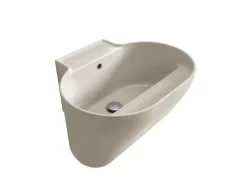 Lavabo Lavanderia Tino 60X50Xh30 Con Strofinatoio Matera Opaco
