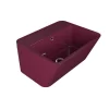 Lavabo Sospeso/Appoggio Wynn 50X40Xh.25 In Ceramica Lucido Vinaccia