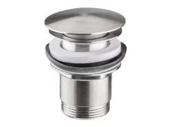 Piletta Lavabo Luxy Inox 316 In Acciaio Spazzolato Con Troppo Pieno