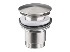 Piletta Lavabo Luxy Inox 316 In Acciaio Spazzolato Senza Troppo Pieno