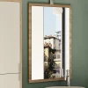 Specchio Bagno Milu' 89X49X2 Reversibile Rovere Larix