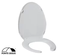 Sedile Wc Casual+ Con Apertura Frontale Bianco