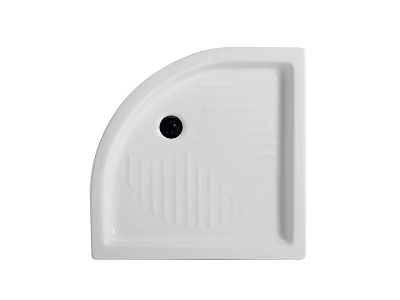 Piatto Doccia Dai 80X80 H10 Semicircolare Ceramica Bianco 1 Piatto Doccia Dai 80X80 H10 Semicircolare Ceramica Bianco