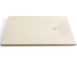 Piatto Doccia Pietra 70x100 H3 In Ceramica Effetto Pietra A Spacco Beige