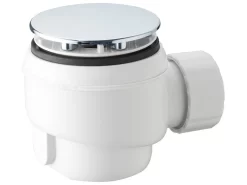 Piletta Doccia Decò Mini Ø60 Mm Calotta Abs Cromo