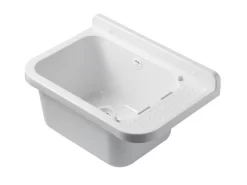 Pilozzo Lavanderia Interno/Esterno Incasso 50X34 In Polipropilene Opaco Bianco