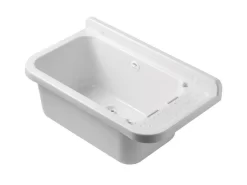 Pilozzo Lavanderia Interno/Esterno Incasso 59X34 Polipropilene Opaco Bianco