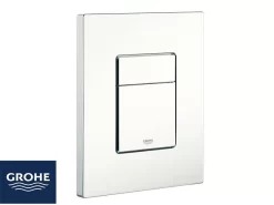 Placca Wc Grohe® Even 2 Pulsanti Bianca