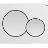 Placca Wc Geberit Sigma 01 2 Pulsanti Bianca