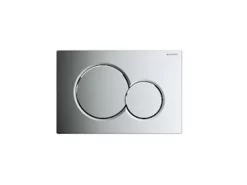 Placca Wc Geberit Sigma 01 2 Pulsanti Cromo