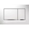 Placca Wc Geberit Sigma30 2 Pulsanti Bianco/Cromo/Bianco