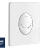 Placca Wc Grohe® Start 2 Pulsanti Bianca