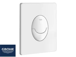 Placca Wc Grohe® Start 2 Pulsanti Bianca