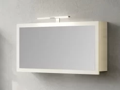 Specchio Bagno Qubo 100 Contenitore Bianco-Matrix
