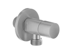 Rubinetto Sottolavabo Tondo Cromo Spazzolato