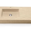 Lavabo Top Slate 90 In Resina Crema Marfil