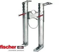 Fischer® Kit Premium Staffe Per Wc/Bidet Sospesi Con Collare