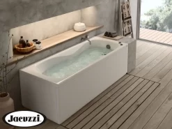 Vasca Idromassaggio Jacuzzi® Soho Pannello Frontale+Laterale 170X70 Schienale A Sinistra